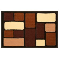 Designmatte Steine braun