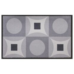 Designmatte Psychedelic grau