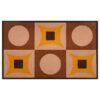 Designmatte orange braun